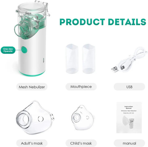 B-Arm MN123 Rechargeable Nebulization Machine For COPD Asthma|Child ...