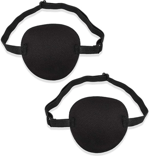 goho 2 PCS Set Eye Patch Single Eye Mask with Adjustable Buckle