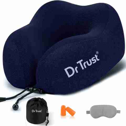 Dr Trust USA Memory Foam Rest Cushion, Flight Aeroplane Support