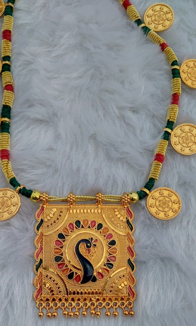 YuviKrissh Hamel Necklace For Women Girls Gold-plated Plated Alloy  Necklace