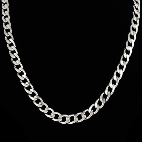 Fashion Frill Silver Chain For Boys Stylish Neck Chain Silver