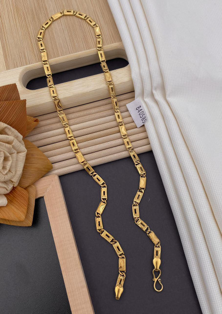 Design Gold Mala For Men Kadi Chain For Men 18kt Gold RATNALAYA JEWELLERS