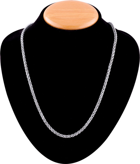 BRANDSOON Gram Rhodium Silver plated For Boys and Man Rhodium, Silver,  Gold-plated Plated Alloy, Stainless Steel Chain