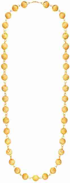 NEW RUDRAKSH Gold Plated Moti Mala-karimani mala gold-gold