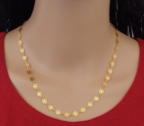 RAMDEV ART FASHION JEWELLERY Designer and Stylish Gold chain for
