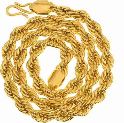 PYR JEWELS (BUY 1 GET 3 ) 1 Gram GOLD PLATED CHAIN Gold-plated