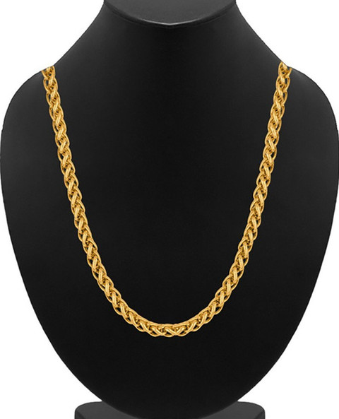 Fashion Frill For Men Golden Curb 20 Inches For Boys Men Gold