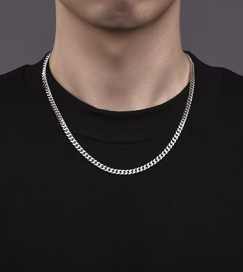 アクセサリー HENSON CURB LINK NECKLACE (Medium) Memoir Brass Alloy Micron 1 gram Gold plated Curb Link 20 Inch