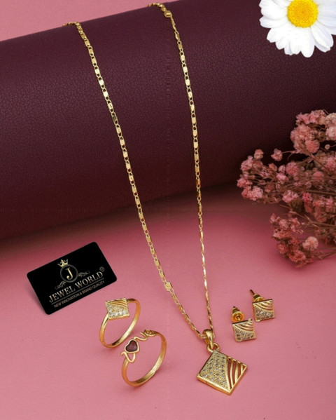 Gold Plated Long Chain Designs In Gold With Price In India Bright