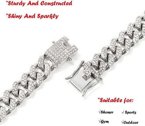 MEENAZ Hip Hop Cuban Chain chain miami cuban link chains Rapper