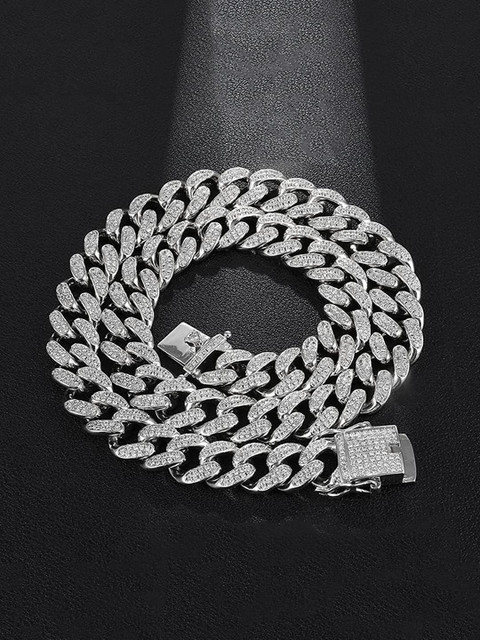 MEENAZ MC stan chain Hip Hop Cuban Chain miami cuban link chains