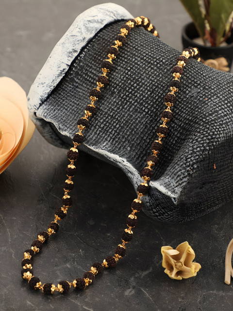 Minprice Mukhi Rudraksha mala in 7mm Beads With Gram High