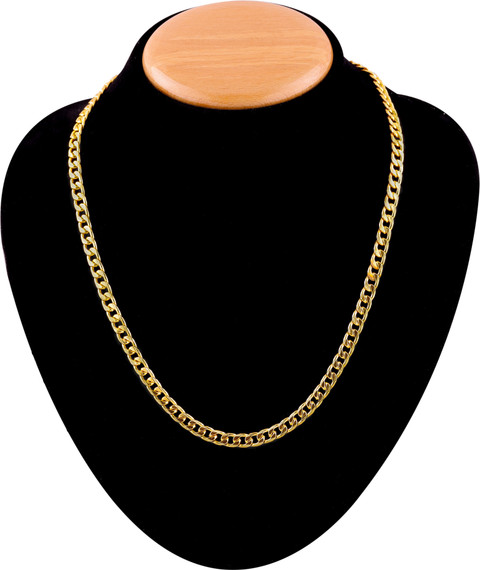 BRANDSOON Combo of Gram Gold plated Chain For Boys and Man Gold