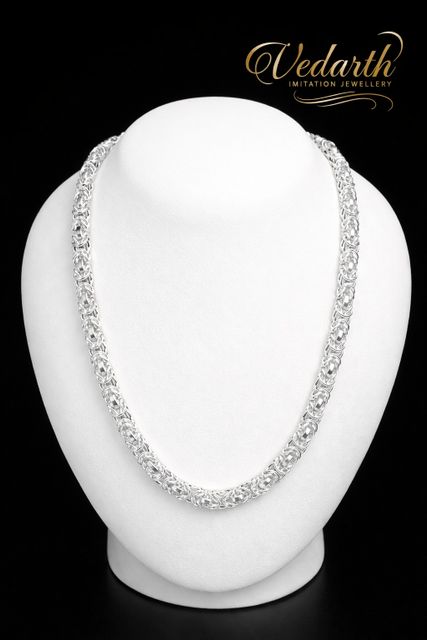 VEDARTHi Silver Plated Alloy Chain - Image 8