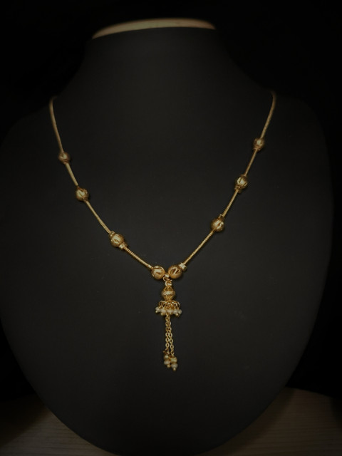 CHARLI ART JEWELLERY Fancy High Gold Plated Chain Gold-plated