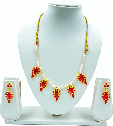 Sky Fashion Assamese Traditional jewellery, Axomia Gohona, Gold