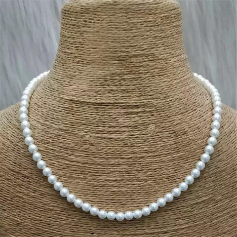 Small White Pearl Necklace Agrawal Sales Mother Of Pearl Necklace