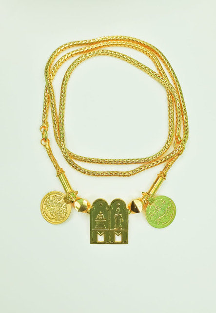 THE CURIOUS Thali kodi Gold-plated Plated Copper Chain Set Price
