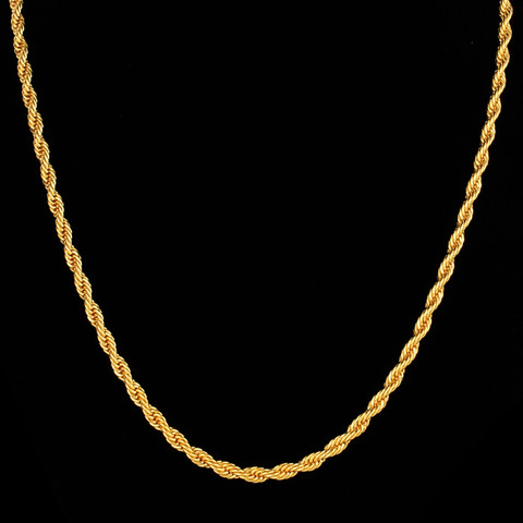 Fashion Frill Golden Chain For Boys Stylish Neck Chain Mens