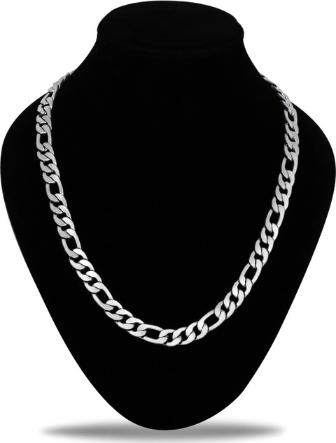Fashion Frill Silver Chain For Boys Fancy Sterling Matte Look