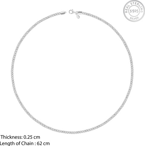 Giva Chain GIVA 925 Silver Chain for Him| Gift for Men|Lifetime Plating|6 Month ...