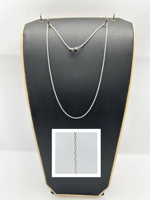 RIVASILVER Sterling Silver italian 18 inch long chain Sterling