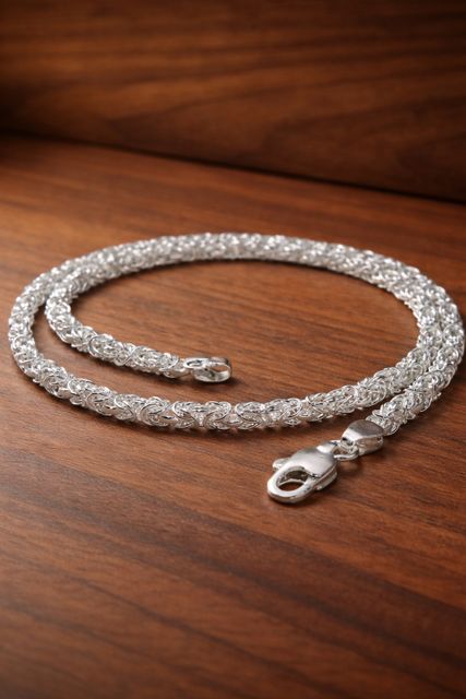 VEDARTHi Silver Plated Alloy Chain - Image 6