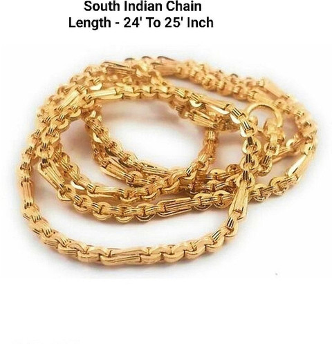 HN JEWELLERY One Gram Gold 5+1 South Tier Batani 24 Inch Long