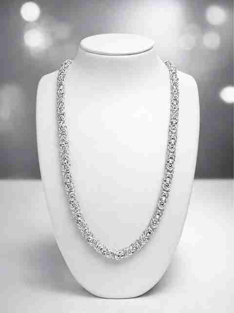 VEDARTHi Silver Plated Alloy Chain - Image 5
