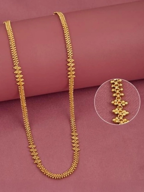 Gold Plated Fancy Chains For Ladies Online Buy One Gram Gold