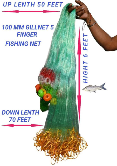 100 foot fishing net Fitec Guide Series Ultra Spreader Cast GS1500 8FT 1/4" MESH 22 Round Foldable Crab Trap  Designed for efficient crab entry and retention 100 Meter Nylon Fishing Nets