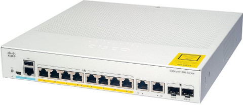 CISCO 1000-8FP-2G-L,8 Gigabit Ethernet PoE+ Ports,120W PoE Budget
