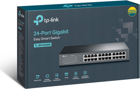 24-Port TL-SG1024DE TP-Link 【新品未開封】tp-link/TL-SG1024DE Gigabit Switch Smart Easy Ethernet ルーター・ネットワーク機器