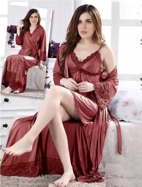 Hot Deal Flipkart For Ladies Nighty Flipkart Night Dresses Offers Upto 80%  Off On Night Dresses