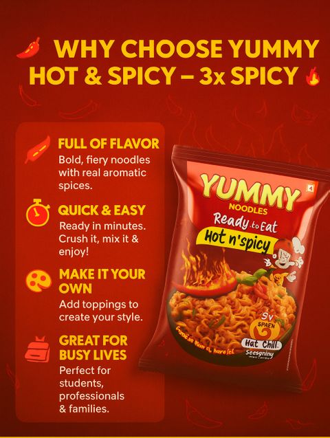keekoo Yummy Hot & Spicy 3x Ready to Eat Instant Noodles Price in