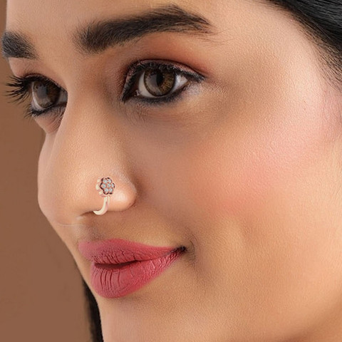 VAMA Copper Plated Metal Nose Ring Price in India Buy VAMA