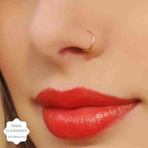 Renu Creations Gold-plated Plated Brass Nose Ring Price in India