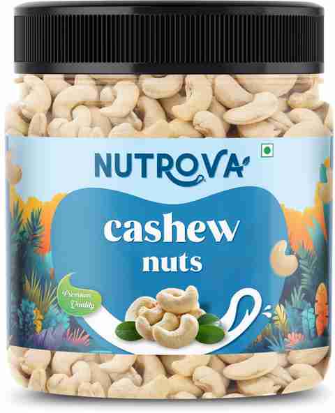 nutrova whole cashew / big size kazu nuts / nutritious and