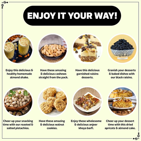 WONDERLAND Foods Dry Fruits Combo Pack with Pistachios, Almond