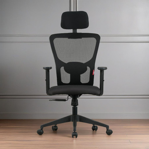 Featherlite Astro High Back Fabric Office Adjustable Arm Chair