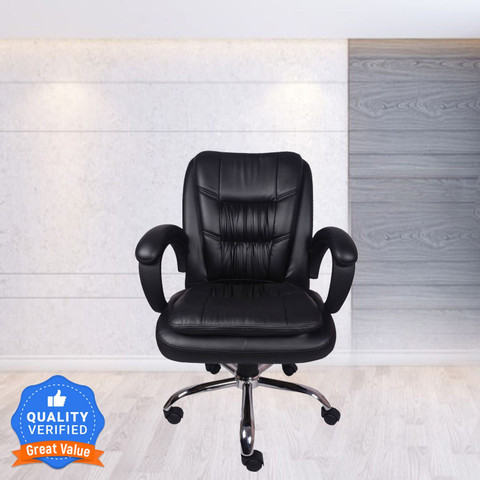 Flipkart Perfect Homes Revolving Mid Back Ergonomic Home Office  Leatherette Office Executive Chair