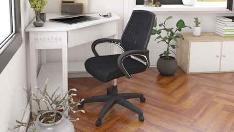 MG traders Home,360 Degree Rotating Fabric Office Conference Chair