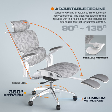 Drogo Comfortable High Back Office Chair Drogo Ergonomic Office