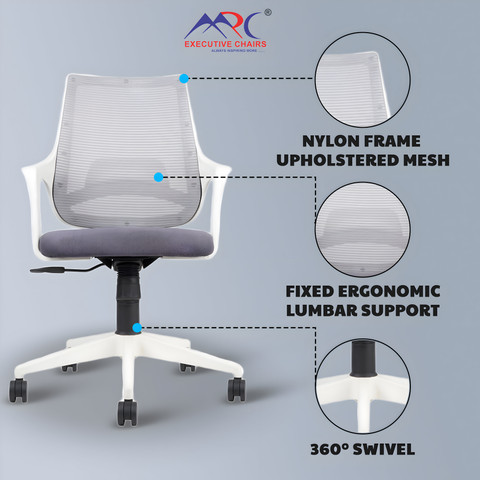 Executive Chairs White Color Office Chair Taper Executive Office