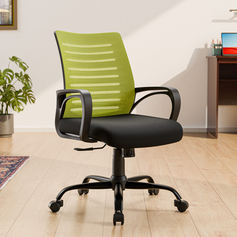 FEX-CHAIR WITH ARM GREEN／ACTUS Green High Back Leather Office Chair at ₹ 7000/pair | Office High