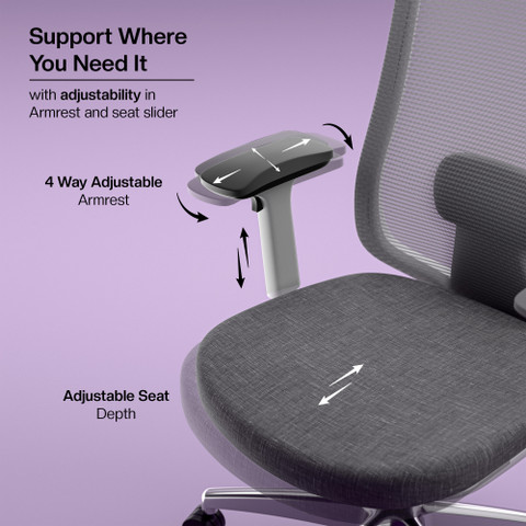 GREEN SOUL Cosmos Pro Premium High Back Ergonomic 4D Armrest