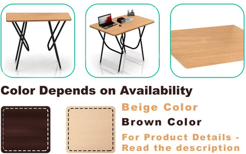 wow craft Multi Purpose Portable Foldable Wooden Table/Desk for