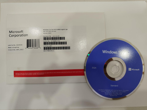 MICROSOFT Windows Server Standard 2025 (16 Core License Pack) 64