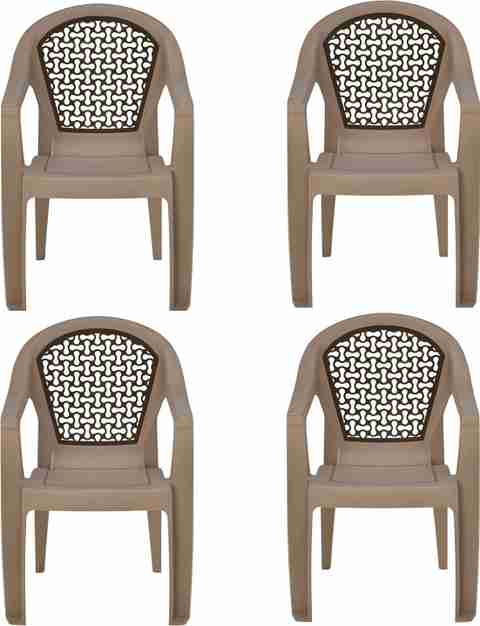 Nilkamal Nilkamal Paradise Plastic Arm Chair Plastic Outdoor Chair