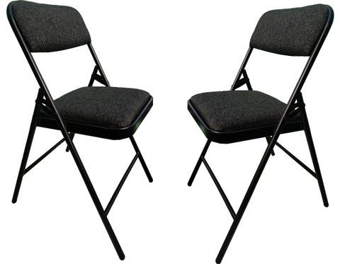 streetup india Folding Chair With Cushion Seat Metal Outdoor Chair